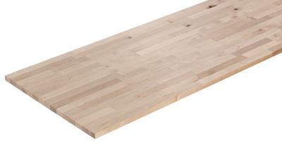 Tablette en bouleau massif L.120x l.30 cm ép.18mm