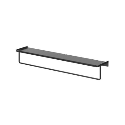 Tablette en métal GoodHome Elland noir