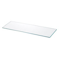 Tablette en verre amovible l.27,5xP.11cm, pour meuble Imandra 100cm