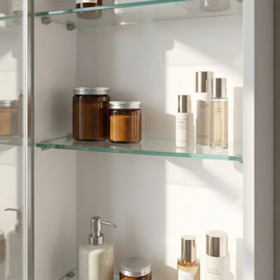 Tablette en verre amovible pour armoire de salle de bains l.35,8 cm GoodHome Imandra