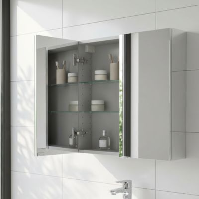 Tablette en verre amovible pour armoire de salle de bains l.60 cm GoodHome Imandra