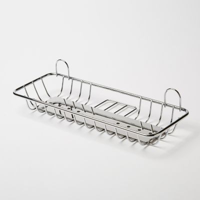 Tablette filaire L Koros chromée GoodHome