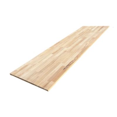 Tablette Hêtre Massif Lamellé Collé Abouté, L.250 cm x l.60 cm, Ep.18 mm