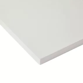 Tablette mélaminé blanc 20 x 120 cm, ép.1,8 cm