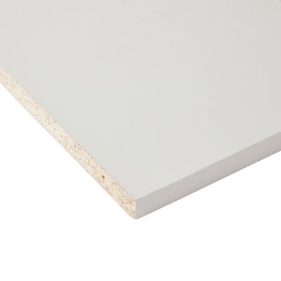 Tablette mélaminé blanc, 200 x 20 cm, ép.16 mm