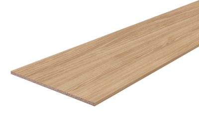 Tablette mélaminé chêne pâle 50 x 250 cm, ép.1,8 cm