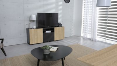 Tablette mélaminé chêne pâle 50 x 250 cm, ép.1,8 cm