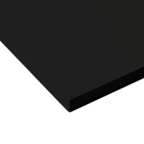 Tablette mélaminé noir Berb 40 x 120 cm,ép.1,8 cm