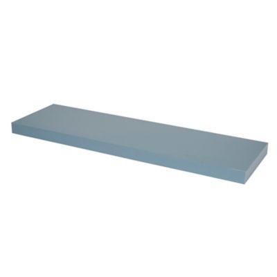 Tablette murale avec fixation invisible Form Cusko bleu 80 cm