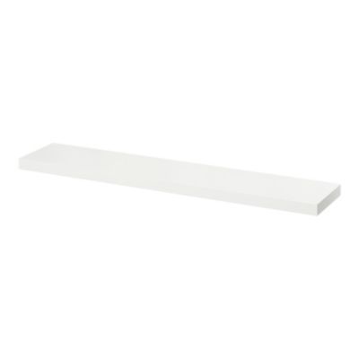 Tablette murale avec fixation invisible GoodHome Cusko blanc 118 cm