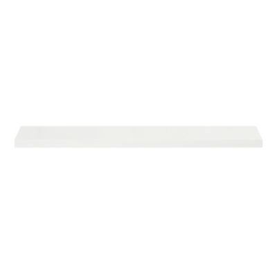 Tablette murale avec fixation invisible GoodHome Cusko blanc 118 cm