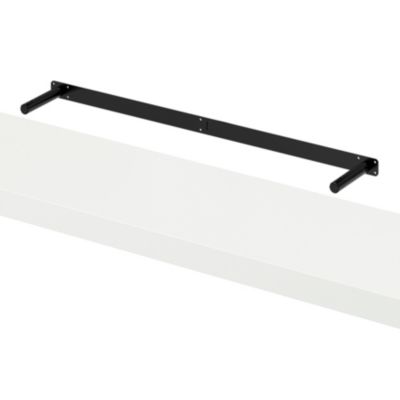 Tablette murale avec fixation invisible GoodHome Cusko blanc 118 cm