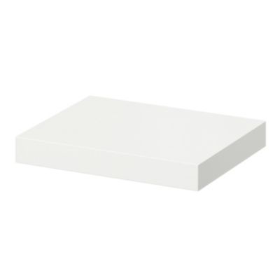 Tablette murale avec fixation invisible GoodHome Cusko blanc 30 cm
