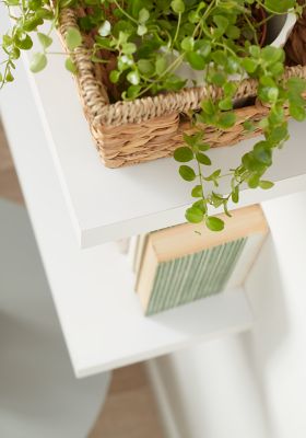 Tablette murale avec fixation invisible GoodHome Cusko blanc 30 cm