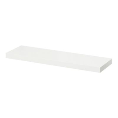 Tablette murale avec fixation invisible GoodHome Cusko blanc 80 cm