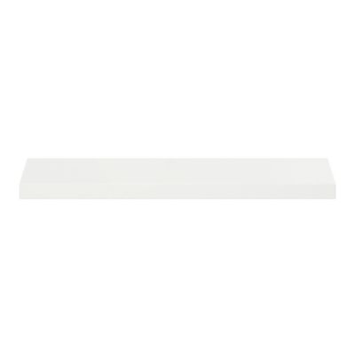 Tablette murale avec fixation invisible GoodHome Cusko blanc 80 cm