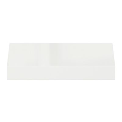 Tablette murale avec fixation invisible GoodHome Cusko blanc brillant 30 cm