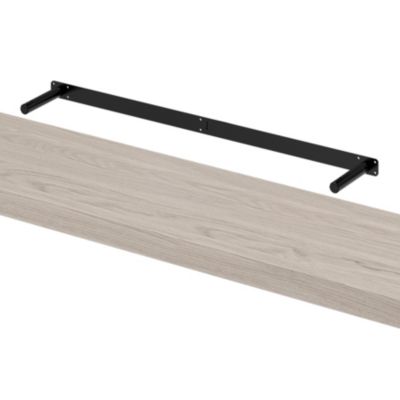 Tablette murale avec fixation invisible GoodHome Cusko effet chêne clair 118 cm