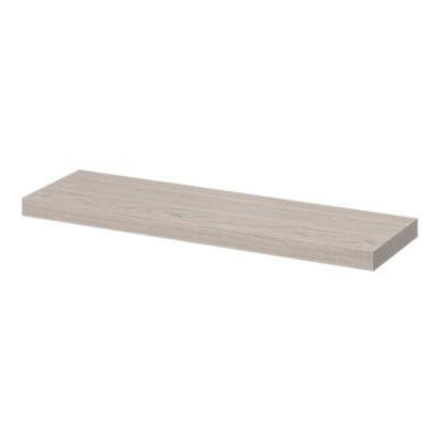 Tablette murale avec fixation invisible GoodHome Cusko effet chêne clair 80 cm