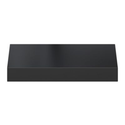 Tablette murale avec fixation invisible GoodHome Cusko noir 30 cm