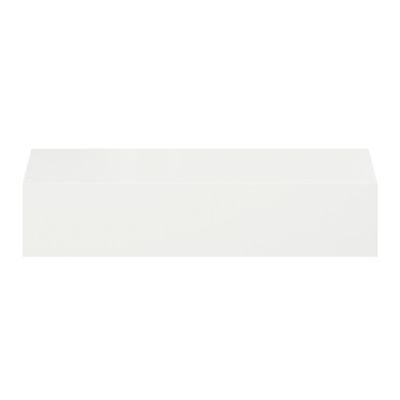 Tablette murale avec tiroir fixation invisible GoodHome Cusko blanc 60 cm