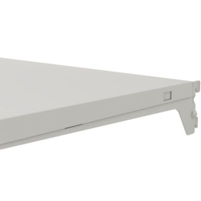 Tablette murale en acier blanc L. 66 x 40 cm