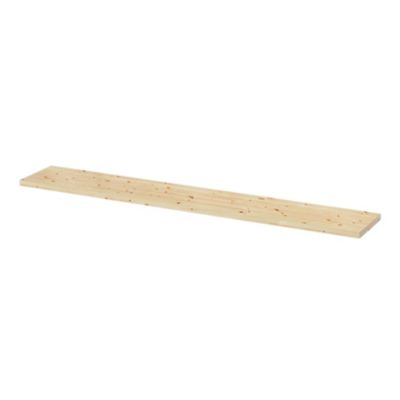 Tablette murale en pin massif GoodHome Rigga L. 118 cm