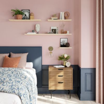 Tablette murale en pin massif GoodHome Rigga L. 118 cm