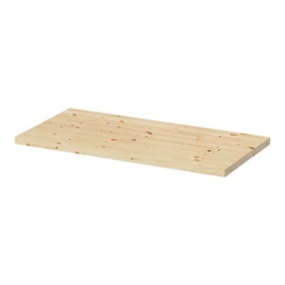 Tablette murale en pin massif GoodHome Rigga L. 60 x P. 29 cm