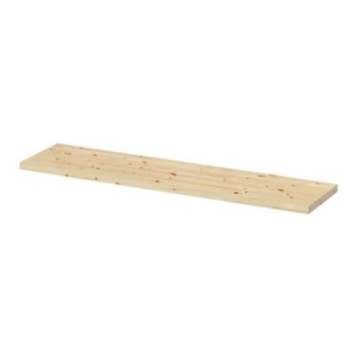 Tablette murale en pin massif GoodHome Rigga L. 80 cm