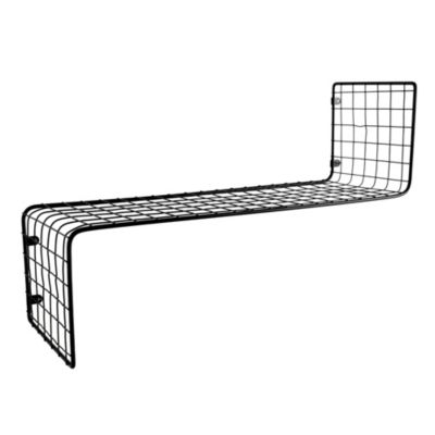 Tablette murale filaire zigzag en métal Box & Beyond 59 cm
