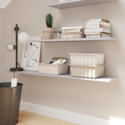 Tablette murale Form Rigga argent 118 cm