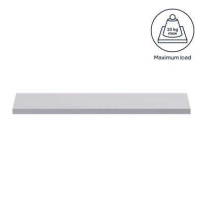 Tablette murale Form Rigga argent 60 cm
