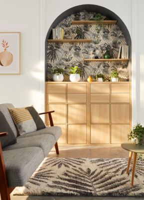 Tablette murale Form Rigga blanc 80 cm