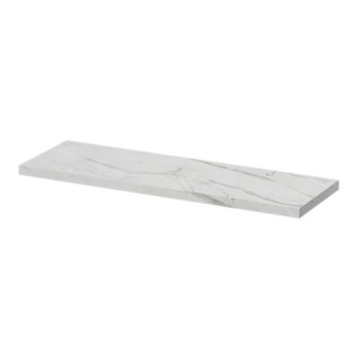 Tablette murale GoodHome Rigga effet marbre L. 60 cm