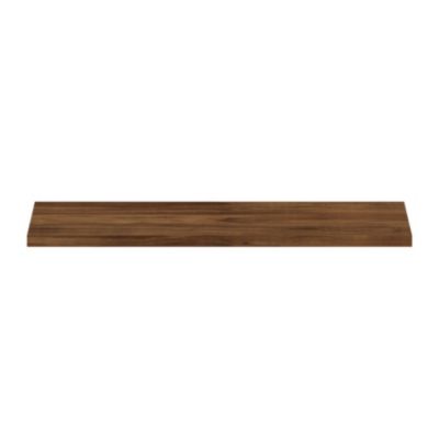 Tablette murale GoodHome Rigga effet noyer L. 60 cm