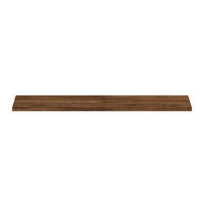 Tablette murale GoodHome Rigga effet noyer L 80 cm