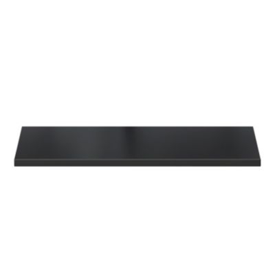 Tablette murale GoodHome Rigga noir L. 60 cm
