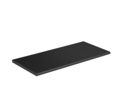 Tablette murale rectangulaire noir Joker L.60 x P.28 x ép.1,8 cm Format
