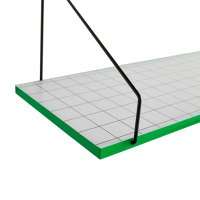 Tablette murale réversible Sodeco verte l.20 x L.60 cm