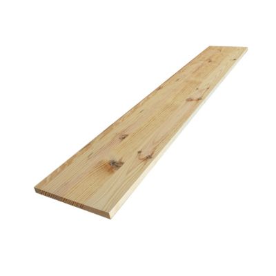 Tablette Pin Rustique bois massif, L.120 x l.20 cm, Ep.22mm