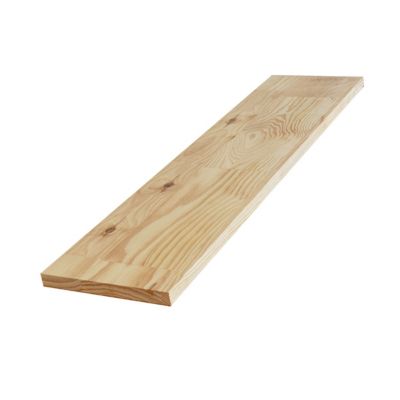 Tablette Pin Rustique bois massif, L.80 x l.30 cm x Ep.22 mm