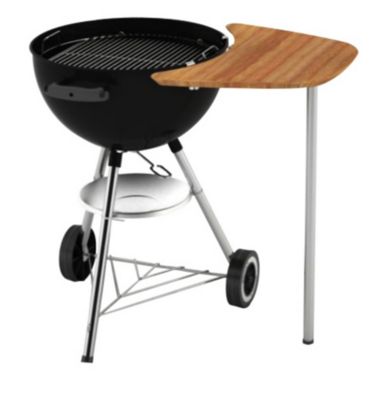 Tablette plan de travail en bois pour barbecue Weber