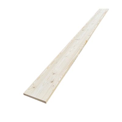 Tablette Sapin bois massif, L.250 x l.30 cm, Ep.21 mm