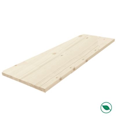 Tablette sapin massif lamellé collé abouté 800 x 200 x 18 mm — free download