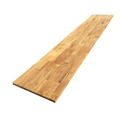 Tablette Teck Massif Abouté, L.200 cm x l.50 cm, Ep.18 mm
