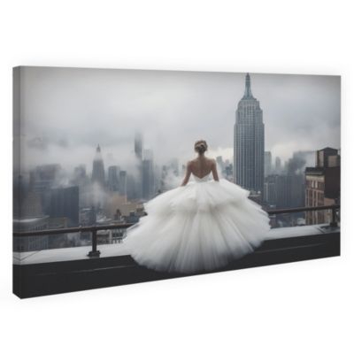 Tableu décoratif mariée New York 70 x 100 cm, Dada Art