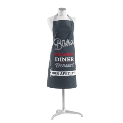 Tablier avec poche 60 x 84 cm Bistrot popotte