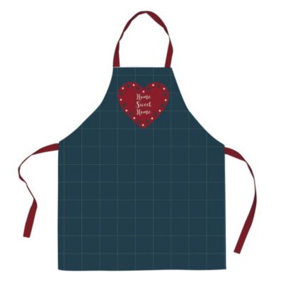 Tablier avec sangle ajustable 80x85 cm Home Sweet Home coton