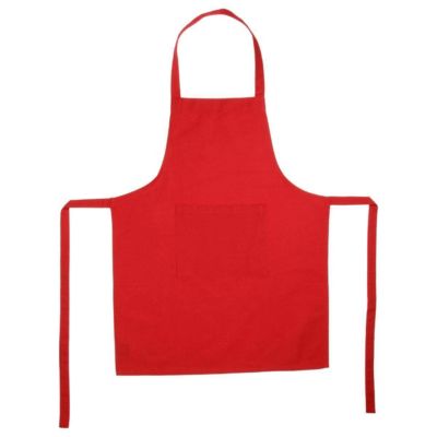 Tablier - coton - rouge - 60x80 cm - Atmosphera